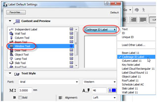 Window ID Label
