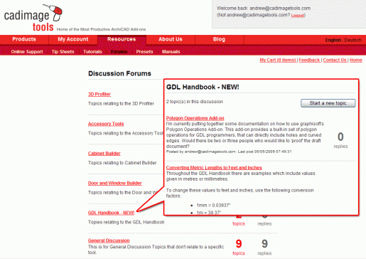 gdl handbook forum 2 515x364 GDL Handbook News
